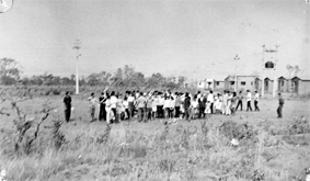 Primeira visita ao lote do CEAL no Guar&aacute;.