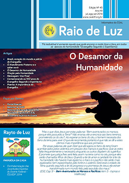 Jornal Raio de Luz - Edição 45 - Julho, Agosto e Setembro de 2014.