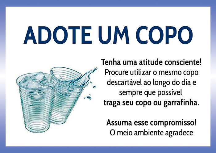 CEAL promove a campanha "Adote um Copo"