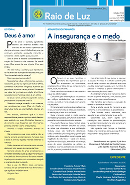 Jornal Raio de Luz - Edição 60 - Julho, Agosto e Setembro de 2018.